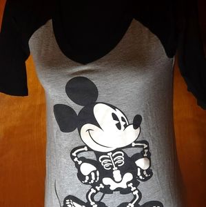 MICKEY MOUSE SKELTON TEE
